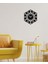 Geometrik Duvar Saati -Ev Dekorasyon - 40 X 40 - Cm - Siyah - Clock-047 1