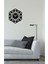 Geometrik Duvar Saati -Ev Dekorasyon - 40 X 40 - Cm - Siyah - Clock-047 2