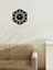 Geometrik Duvar Saati -Ev Dekorasyon - 40 X 40 - Cm - Siyah - Clock-047 4