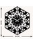 Geometrik Duvar Saati -Ev Dekorasyon - 40 X 40 - Cm - Siyah - Clock-047 5