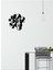 Modern Number Metal Duvar Saati -Ev Dekorasyon - 40 X 40 - Cm - Siyah - Clock-216 1