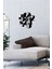 Modern Number Metal Duvar Saati -Ev Dekorasyon - 40 X 40 - Cm - Siyah - Clock-216 4