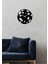 Noise Metal Duvar Saati -Ev Dekorasyon - 40 X 40 - Cm - Siyah - Clock-041 1