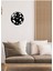 Noise Metal Duvar Saati -Ev Dekorasyon - 40 X 40 - Cm - Siyah - Clock-041 2