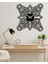 Olimpik Metal Duvar Saati -Ev Dekorasyon - 50 X 51 - Cm - Siyah - Clock-022 3