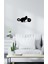 Cat&Mouse Metal Duvar Saati -Ev Dekorasyon - 50 X 23 - Cm - Siyah - Clock-179 3