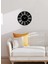Modern Roma Metal Duvar Saati -Ev Dekorasyon - 50 X 50 - Cm - Siyah - Clock-254 1