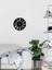 Modern Roma Metal Duvar Saati -Ev Dekorasyon - 50 X 50 - Cm - Siyah - Clock-254 3