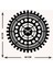 Gearwheel Duvar Saati -Ev Dekorasyon - 40 X 40 - Cm - Siyah - Clock-065 5