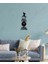 Daily Dose Coffee Metal Duvar Saati -Ev Dekorasyon - 30 X 80 - Cm - Siyah - Clock-181 2