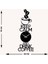 Daily Dose Coffee Metal Duvar Saati -Ev Dekorasyon - 30 X 80 - Cm - Siyah - Clock-181 5