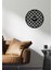 Flower Of Life Metal Duvar Saati -Ev Dekorasyon - 51 X 51 - Cm - Siyah - Clock-025 3