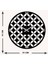 Flower Of Life Metal Duvar Saati -Ev Dekorasyon - 51 X 51 - Cm - Siyah - Clock-025 5