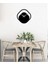 Modern Metal Saat -Ev Dekorasyon - 40 X 44 - Cm - Siyah - Clock-026 2