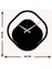 Modern Metal Saat -Ev Dekorasyon - 40 X 44 - Cm - Siyah - Clock-026 5