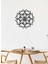 Modern Metal Duvar Saati -Ev Dekorasyon - 50 X 50 - Cm - Siyah - Clock-048 2