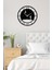 Happykid Duvar Saati -Ev Dekorasyon - 40 X 40 - Cm - Siyah - Clock-037 4