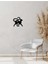 Lady Cat Metal Duvar Saati -Ev Dekorasyon - 30 X 30 - Cm - Siyah - Clock-203 3