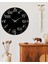 Matematik Metal Duvar Saati -Ev Dekorasyon - 40 X 40 - Cm - Siyah - Clock-230 1
