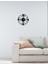Modern Kimya Metal Duvar Saati -Ev Dekorasyon - 45 X 45 - Cm - Siyah - Clock-246 4