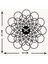 Dairesel Duvar Saati -Ev Dekorasyon - 51 X 51 - Cm - Siyah - Clock-021 5