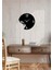 Yap&Boz Metal Duvar Saati -Ev Dekorasyon - 40 X 40 - Cm - Siyah - Clock-177 2