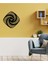 Illüzyon Metal Duvar Saati -Ev Dekorasyon - 50 X 50 - Cm - Siyah - Clock-088 3