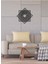 Mandala Metal Duvar Saati -Ev Dekorasyon - 50 X 50 - Cm - Siyah - Clock-120 2