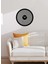Simetri Metal Duvar Saati -Ev Dekorasyon - 50 X 50 - Cm - Siyah - Clock-131 1