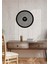 Simetri Metal Duvar Saati -Ev Dekorasyon - 50 X 50 - Cm - Siyah - Clock-131 4