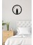 Clasic Metal Duvar Saati -Ev Dekorasyon - 40 X 40 - Cm - Siyah - Clock-196 1
