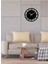 Modern Roma Rakaml Metal Duvar Saati -Ev Dekorasyon - 40 X 40 - Cm - Siyah - Clock-040 2