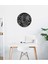 Serisi Metal Duvar Saati -Ev Dekorasyon - 50 X 50 - Cm - Siyah - Clock-075 2