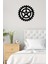 Gearwheel Metal Saat -Ev Dekorasyon - 40 X 40 - Cm - Siyah - Clock-064 4