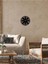 Serisi Metal Duvar Saati -Ev Dekorasyon - 50 X 50 - Cm - Siyah - Clock-184 2