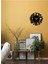 Modern Number Metal Duvar Saati -Ev Dekorasyon - 40 X 40 - Cm - Siyah - Clock-207 1