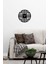 Serisi Metal Duvar Saati -Ev Dekorasyon - 40 X 40 - Cm - Siyah - Clock-258 1