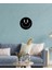 Smile Metal Duvar Saati -Ev Dekorasyon - 45 X 45 - Cm - Siyah - Clock-202 1