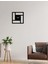 Sanatsal Kare Metal Duvar Saati -Ev Dekorasyon - 40 X 40 - Cm - Siyah - Clock-013 4