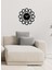 Petekli Metal Duvar Saati -Ev Dekorasyon - 50 X 50 - Cm - Siyah - Clock-103 2