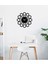 Petekli Metal Duvar Saati -Ev Dekorasyon - 50 X 50 - Cm - Siyah - Clock-103 3