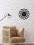 Petekli Metal Duvar Saati -Ev Dekorasyon - 50 X 50 - Cm - Siyah - Clock-103 4