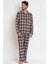 62190 Erkek Kahve Pijama Takımı 2