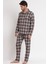 62190 Erkek Kahve Pijama Takımı 3