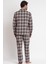 62190 Erkek Kahve Pijama Takımı 5