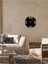 Modern Art Metal Duvar Saati -Ev Dekorasyon - 42 X 42 - Cm - Siyah - Clock-137 3