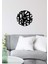 Modern Number Metal Duvar Saati -Ev Dekorasyon - 40 X 40 - Cm - Siyah - Clock-211 2