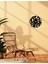 Modern Number Metal Duvar Saati -Ev Dekorasyon - 40 X 40 - Cm - Siyah - Clock-211 3