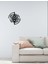 London Metal Duvar Saati -Ev Dekorasyon - 50 X 55 - Cm - Siyah - Clock-029 1