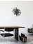 London Metal Duvar Saati -Ev Dekorasyon - 50 X 55 - Cm - Siyah - Clock-029 3
